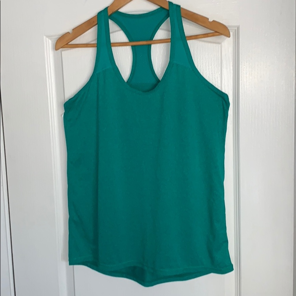 TURQUOISE RACERBACK TANK